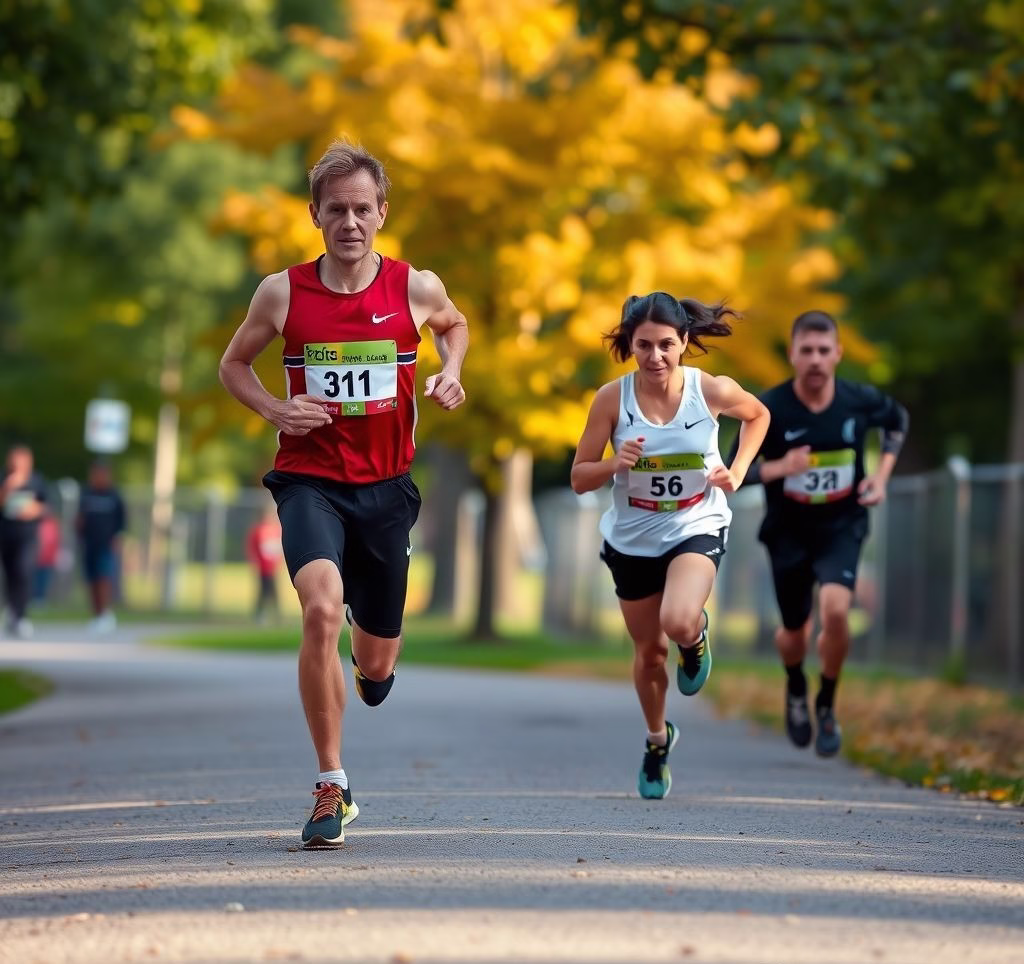 Ein athletischer English Pointer im vollen Lauf auf einem Feld
