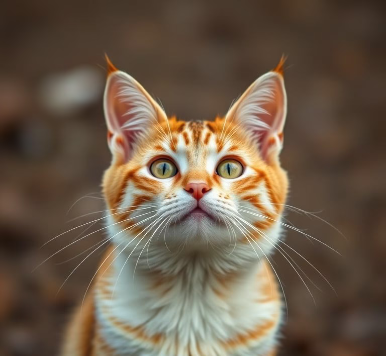 Eine Katze schaut neugierig in einen Hundenapf