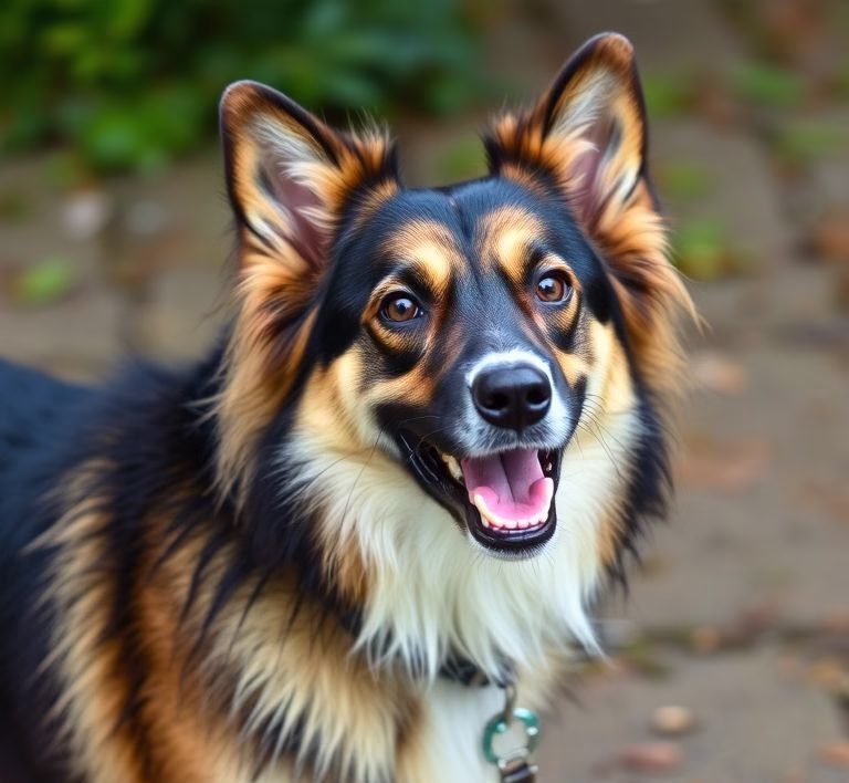 Eine Nahaufnahme einer Schale mit speziellem Senior-Hundefutter.