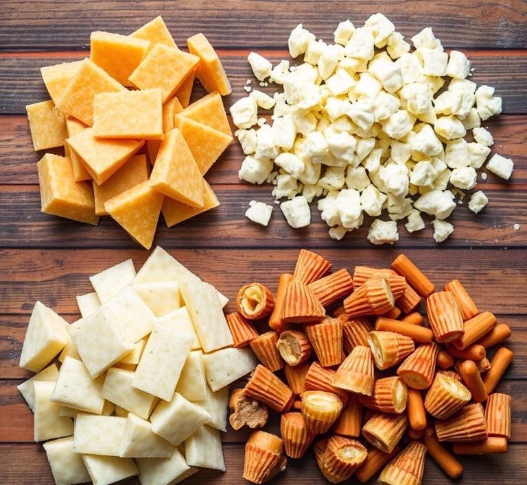 Eine Nahaufnahme von verschiedenen Hundefutterdosen und -beuteln, die Nassfutter und Spezialfutter repräsentieren.