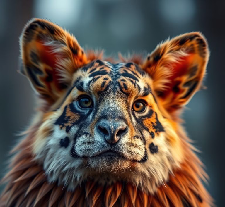 Nahaufnahme der vergrößerten Zitzen einer trächtigen Hündin