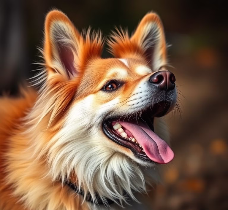 Nahaufnahme eines Hundes beim Fressen von Wow Hundefutter