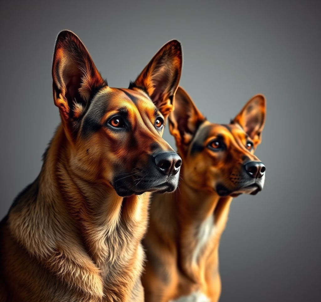 Porträt eines majestätischen Rhodesian Ridgebacks mit seinem charakteristischen Ridge