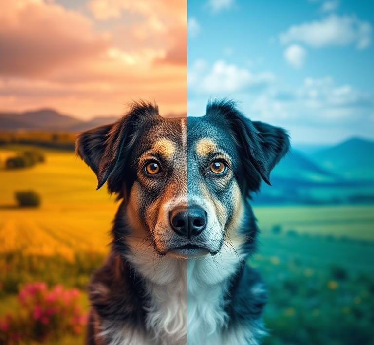 Welche Farben sehen Hunde? Die Welt mit den Augen eines Hundes